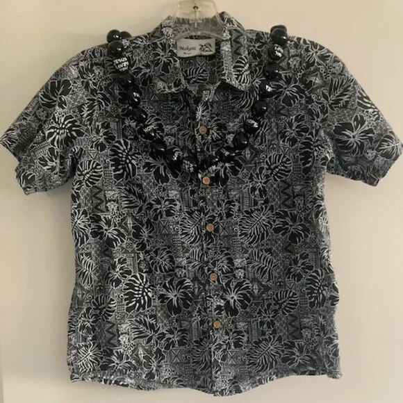 MAKANI HAWAII BOYS ALOHA HAWAIIAN SHIRT RESORT CLUB GRADUATION WEDDING ATTIRE - Picture 10 of 10